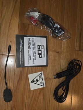 TURTLE BEACH HEADSET 60P RECON ACCESSORIES MOUTH PIECE CABLES STICKER  QUICKGUID